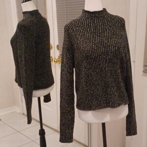 Black & Green Funnel Neck Lulu - Size 6